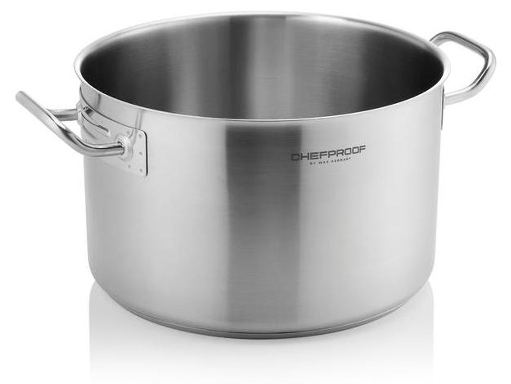 Fleischtopf + Deckel Chefproof, Ø 28 cm, 11 ltr., Chromnickelstahl 18/10