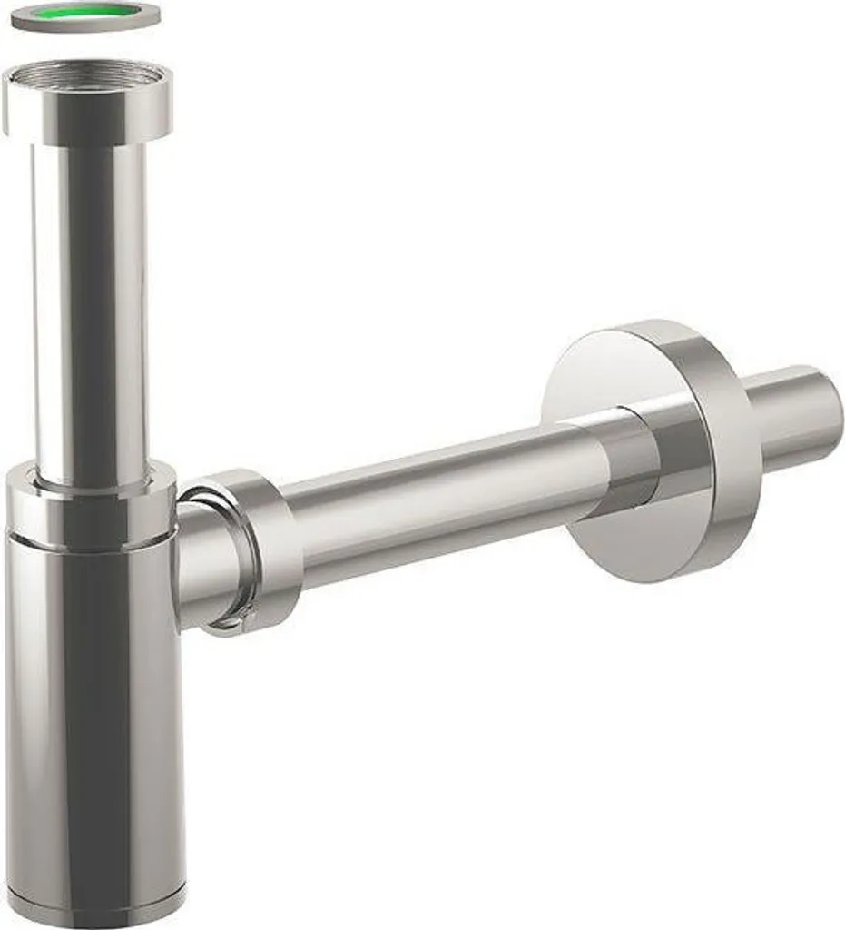 Sifone Design King per Lavabo Bagno - 1"1/4 Cromo ABS - Ø 32mm
