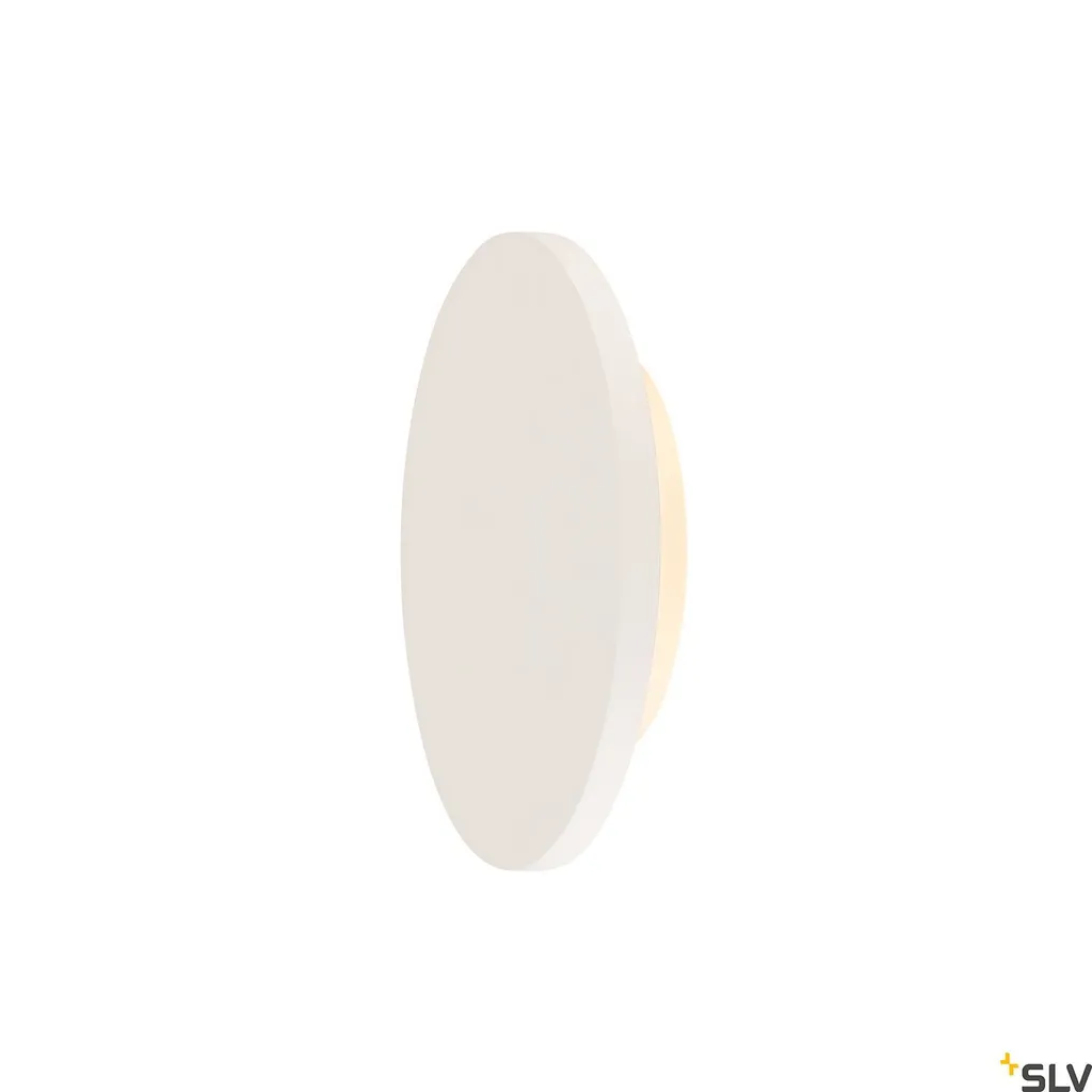 Luminaire Mural Rond en Plâtre PLASTRA LED Blanc Chaud pour Salon