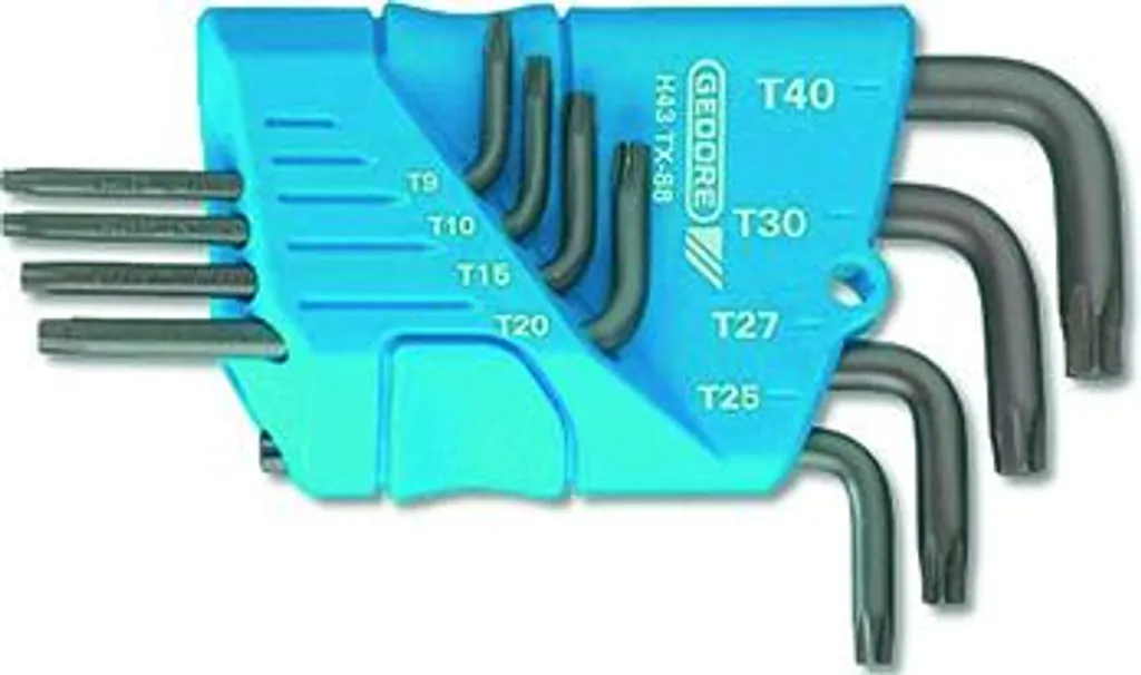Clés à Douille Torx Gedore T10 à T45 pour Dévisser sans Abîmer vos Vis
