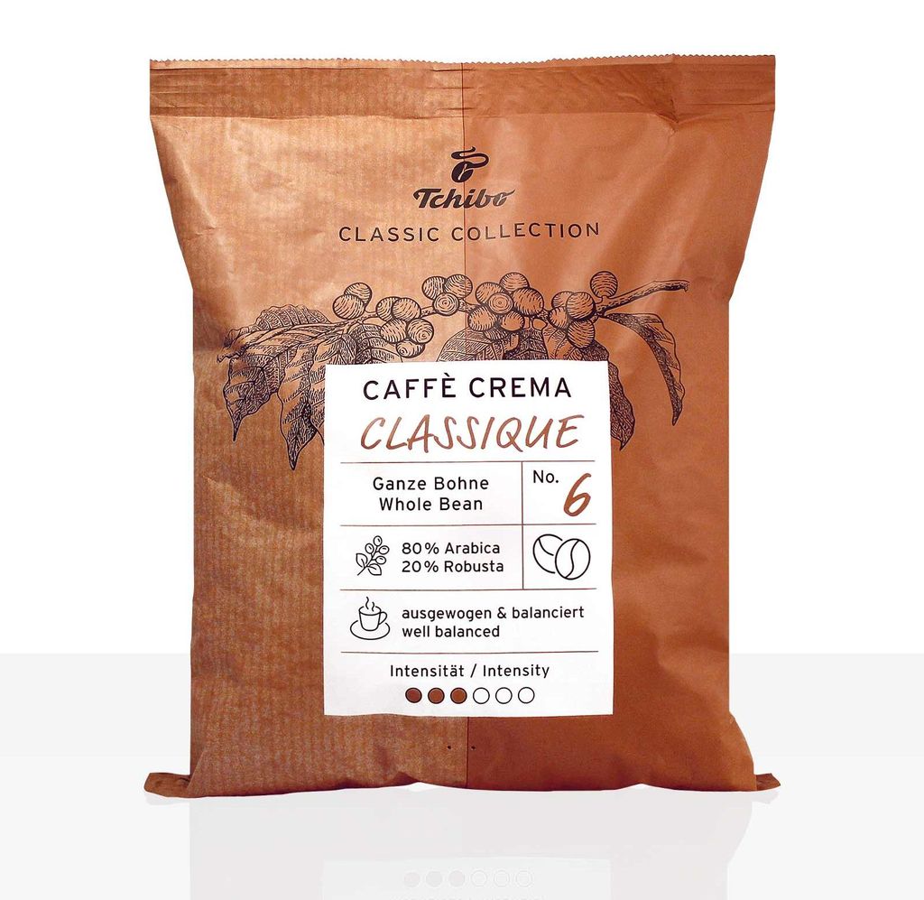Tchibo Caffe Crema Classique - 500g Kaffeebohnen Produktbild 