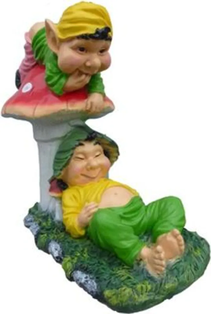 Grande Figurine Troll Paresseux 60cm Décoration Extérieure Rigolote