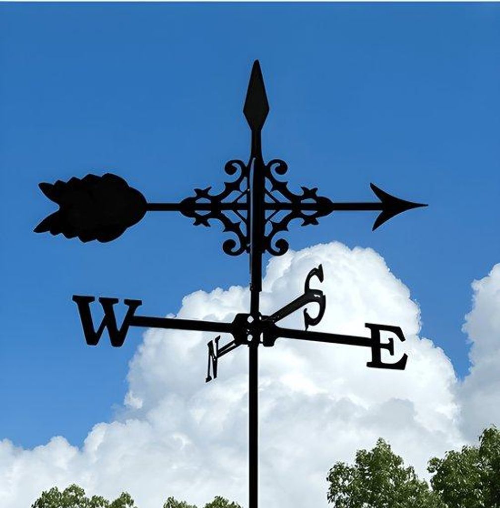 Metallischer Tiermotiv-Windspinner - Smeedijzerne Gartendekoration für Draußen - Wegweiser für Dachgärten & Innenhöfe
