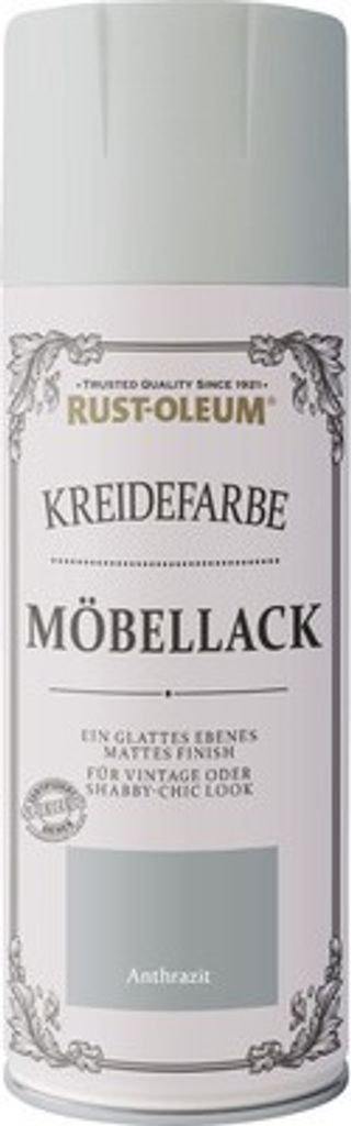 Sprühfarbe Kreidefarbe anthrazit 400 ml Produktbild 1