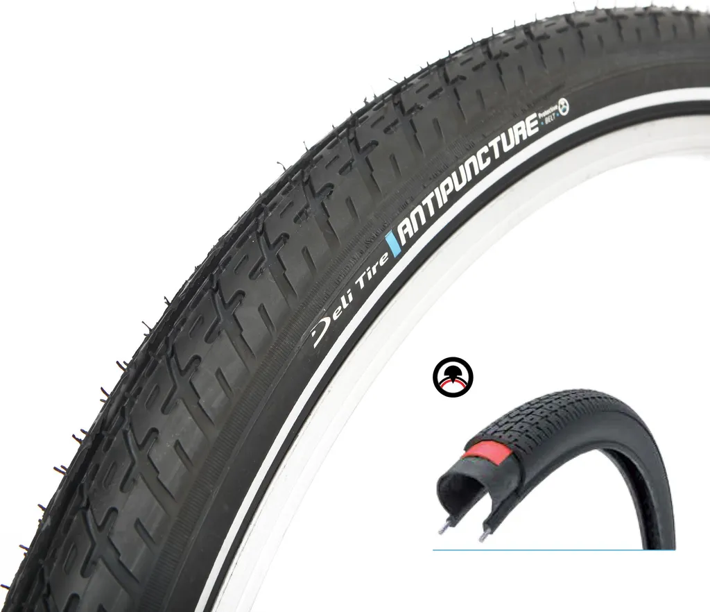 Pneu SA-216 26X2.00 BK Braker Refl avec protection anti-crevaison 1,3 mm