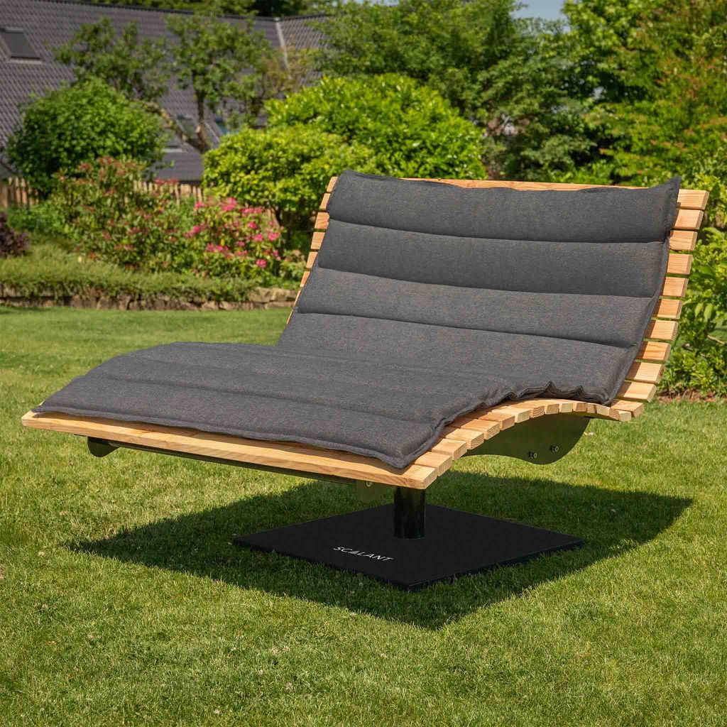 Waldsofa Swing mit Auflage und Schutzhülle, Lärche, 360° Produktbild 1