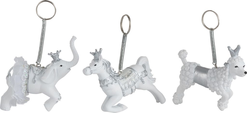 J-Line J-Line Kleiderbügel - Kunststoff - Silber - 3 Stücke
