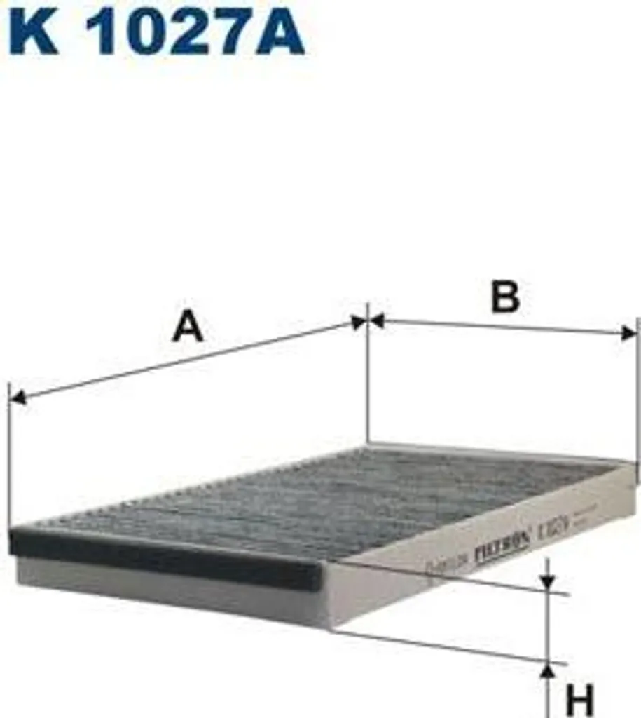 FILTRON K 1027A Filtre à air d'habitacle au charbon actif pour Volvo 850