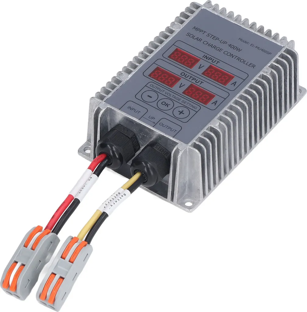 Controller Solare MPPT Regolabile 24V-85V - Impermeabile IP66 15A