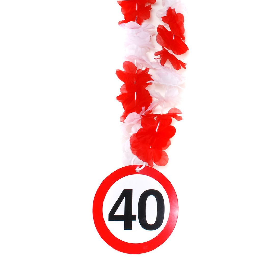 1 Geburtstag Hawai Kette 40 Jahre Party Deko Schild Feier Party Birthday