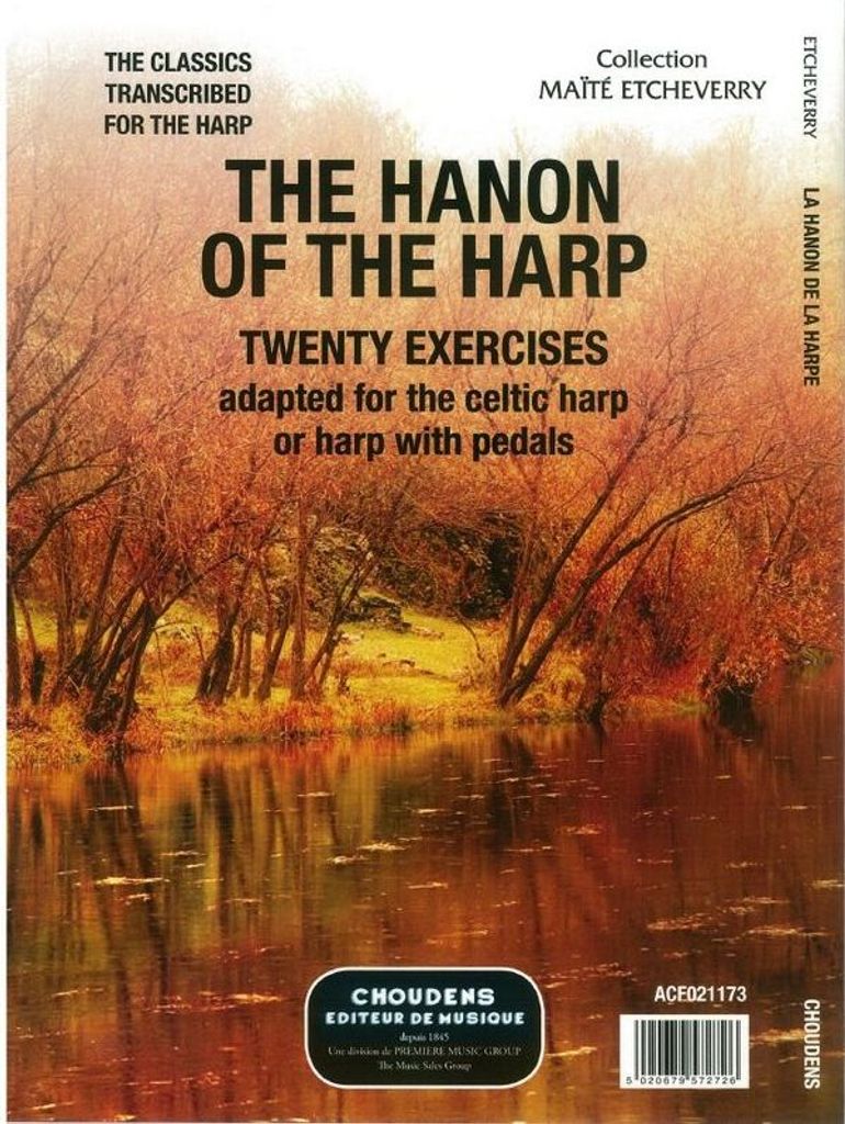 Le Hanon de la harpe pourla harpe celtique (harpe à pedales)