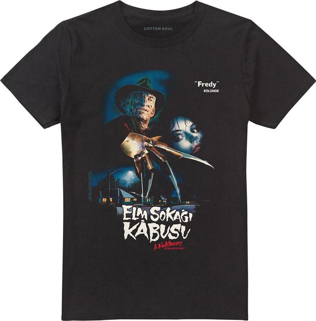 A Nightmare On Elm Street - T-Shirt für Herren/Damen Uni TV26540 (3XL) (Schwarz)