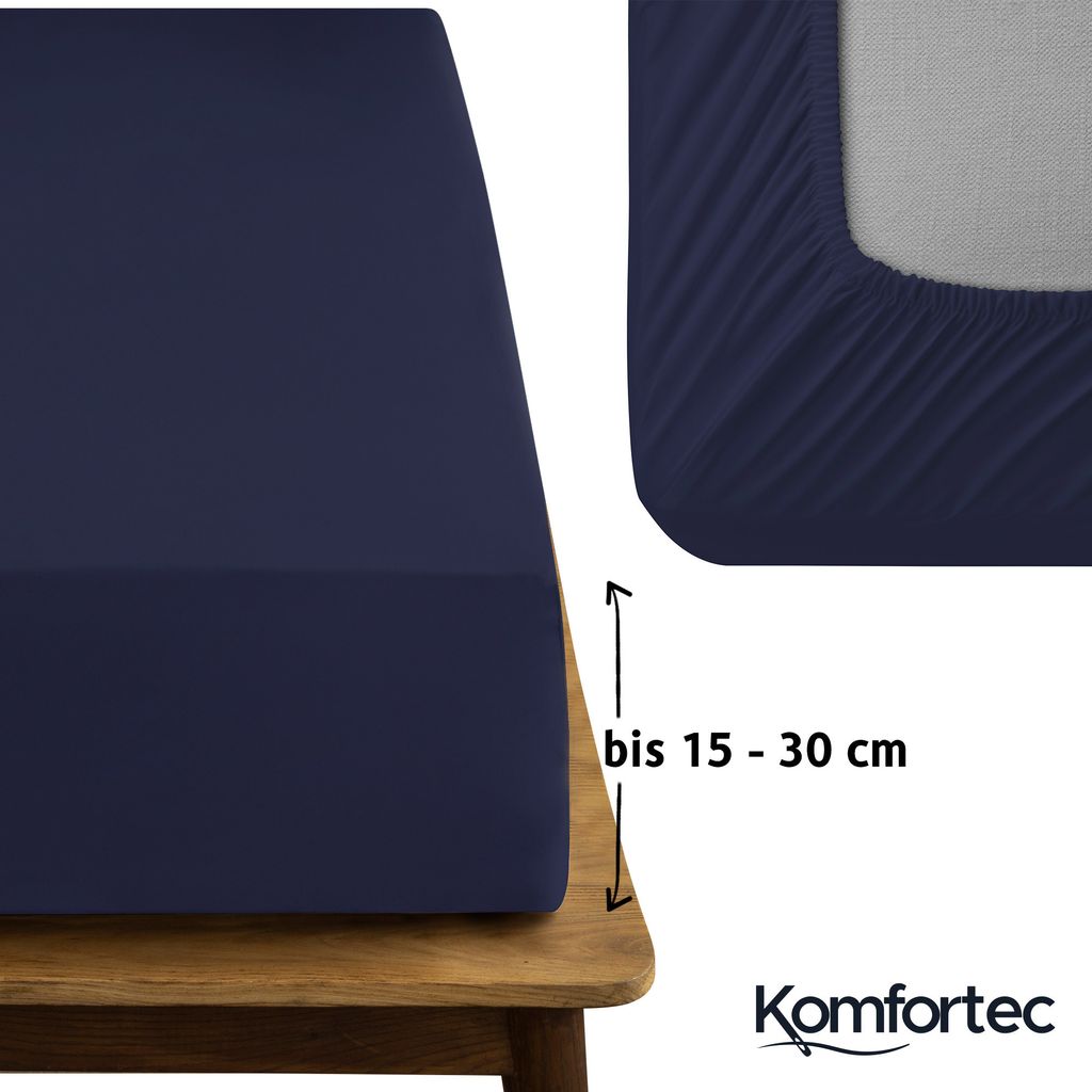Komfortec Spannbettlaken 140x200 cm, Bettlaken Produktbild 3