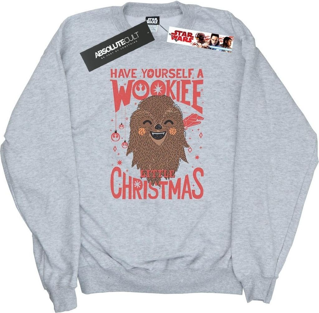 Star Wars - "Wookiee Little" Sweatshirt für Herren BI45662 (L) (Grau)