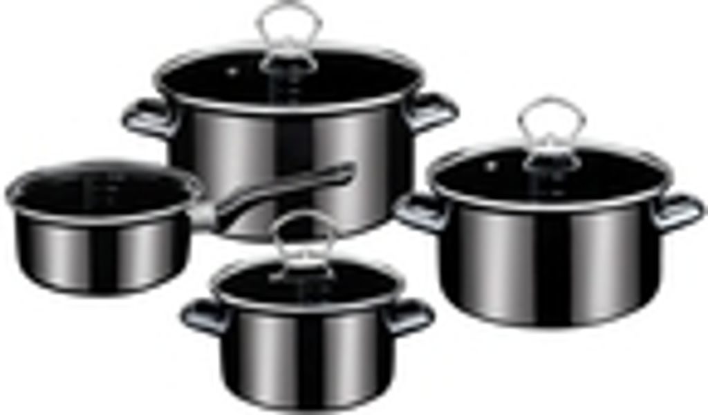 GSW Profi-Black-Star Set di pentole da 4 pezzi, lavabili in Immagine del prodotto 