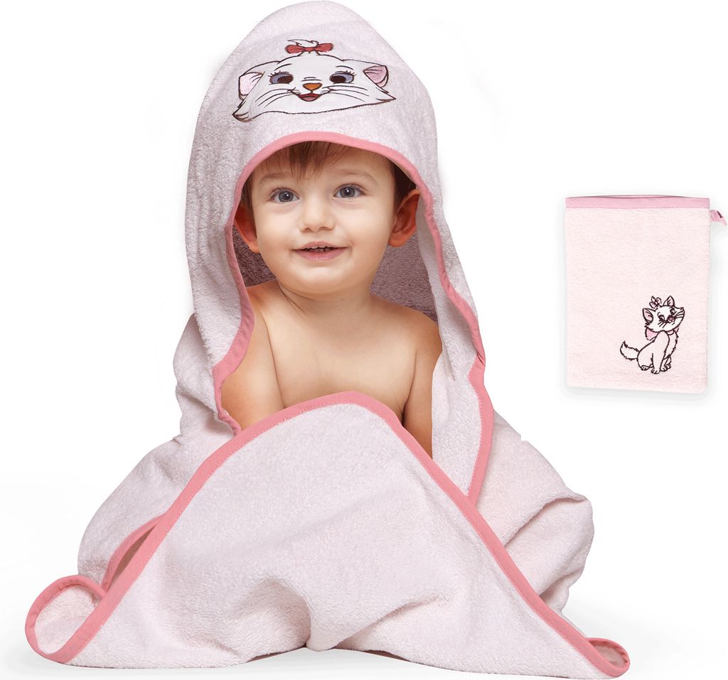 Disney Baby Kapuzenhandtuch Set, 2-teiling, 100% Baumwolle
