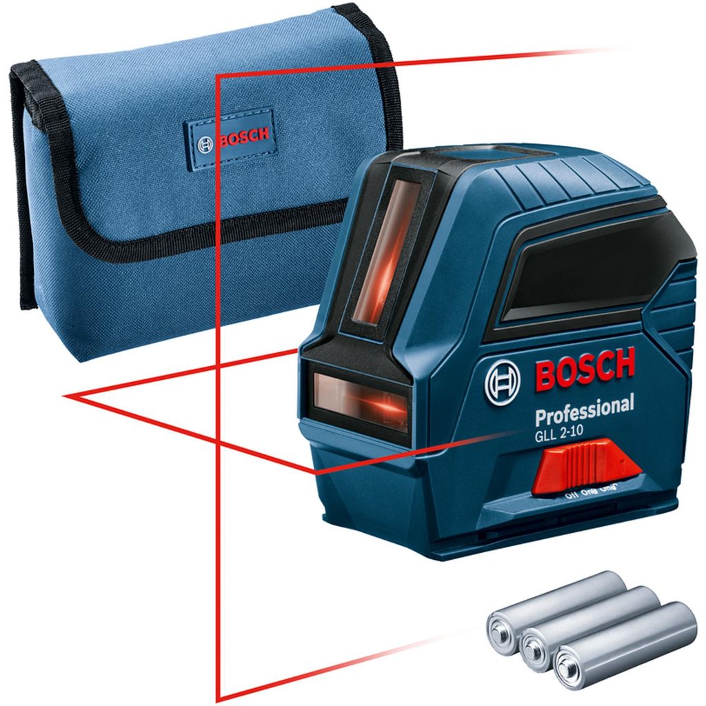 Bosch Professional GLL 2-10 Line Laser - 10 Meter Range - Immagine del prodotto 