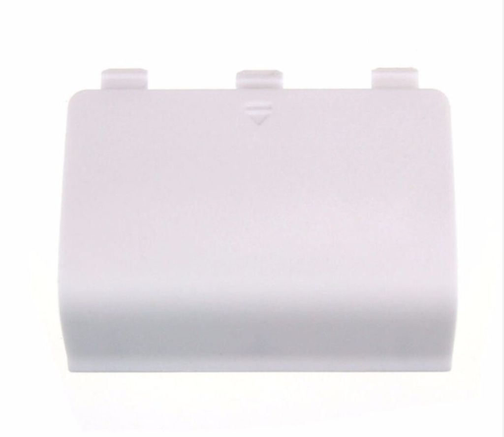 Batterie Ladedeckel Battery Cover passend für Xbox One Controller, Farbe:Schwarz