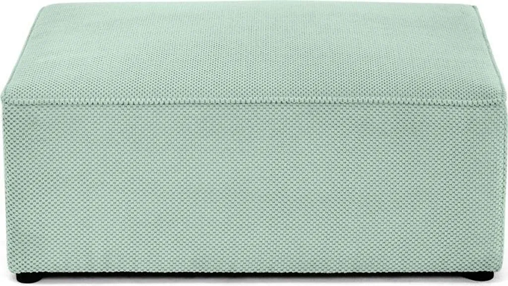 Pouf bleu Topaze : gagnez une place d'assise élégante en velours doux