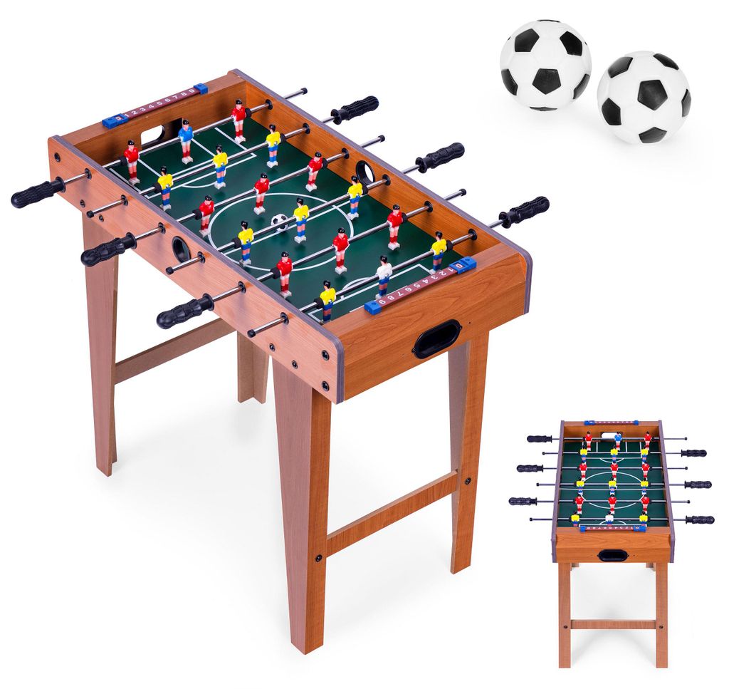 Stůl na stolní fotbal 69x35,5 cm dřevěný hra na stolní Obrázek produktu 