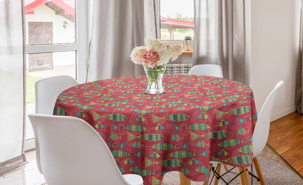 Tovaglia Rotonda 150cm Aborigena ABAKUHAUS | Arredo Cucina Antimacchia