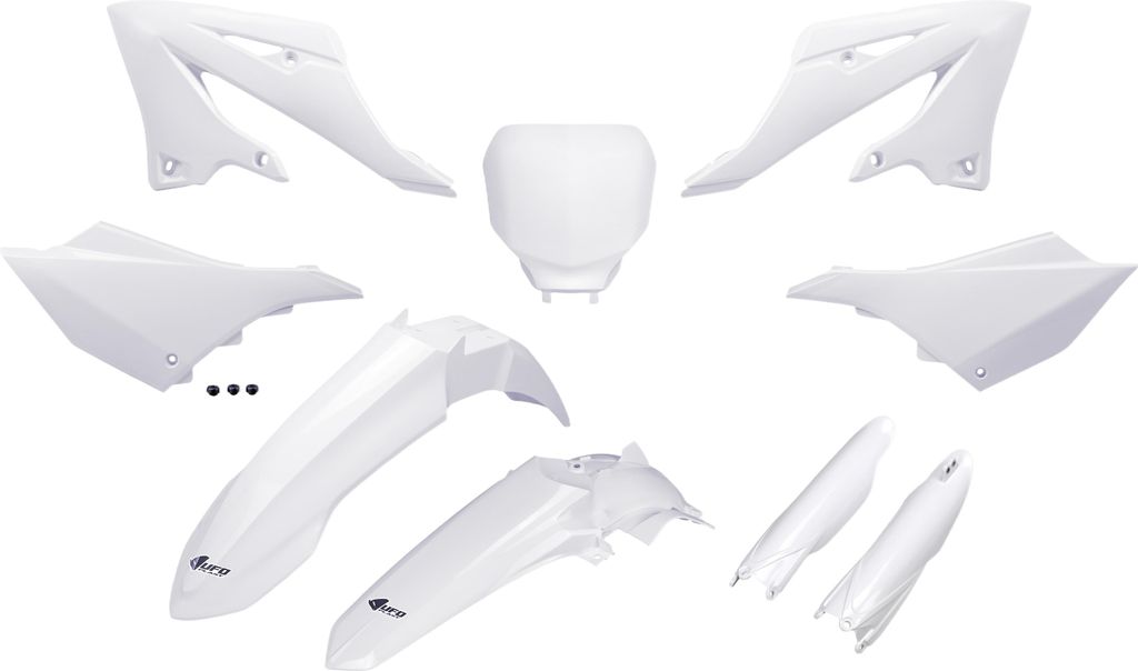 Verkleidungskit UFO PLAST 9-teilig Verkleidungssatz Kunststoff mit Gabelschutz, Farbe:weiß OEM