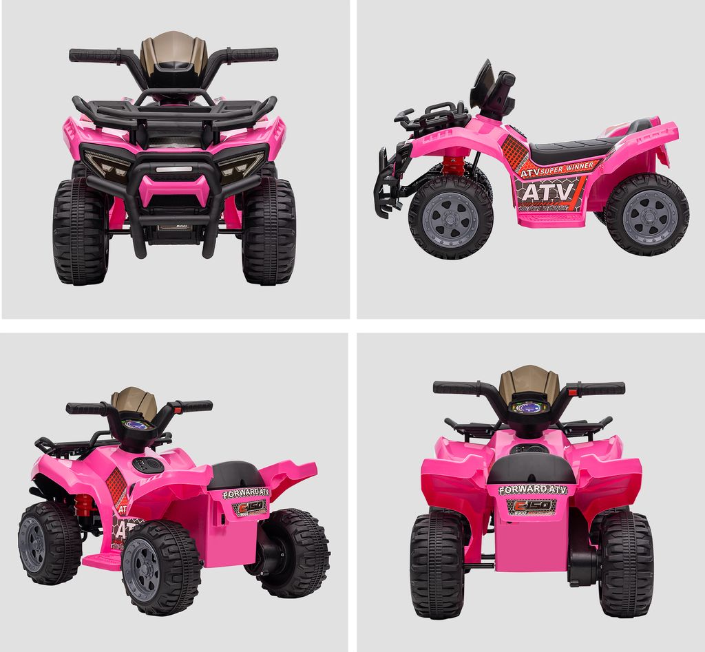 HOMCOM Mini quad elektryczny dla dzieci ATV przednie Zdjęcie produktu 8