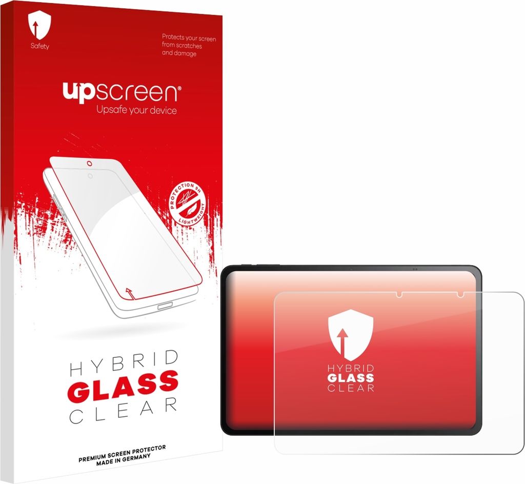 upscreen Schutzglas für TCL Tab 11 FE Schutzfolie Panzer Folie Glas Display Schutz klar