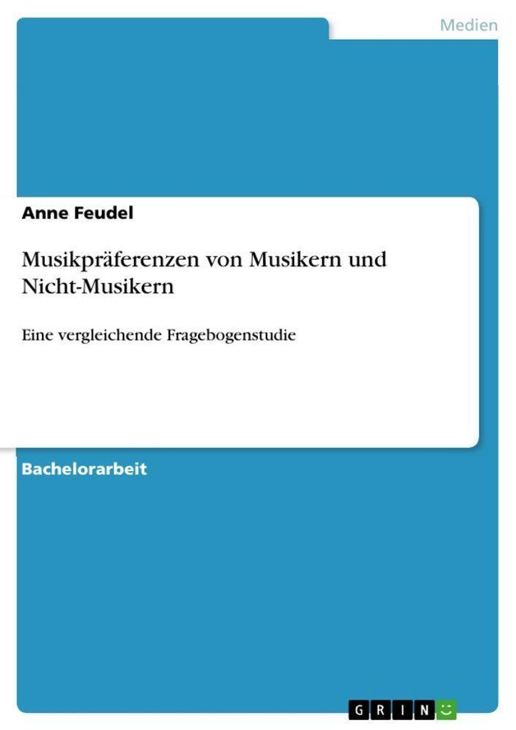 Musikpräferenzen von Musikern und Nicht-Musikern