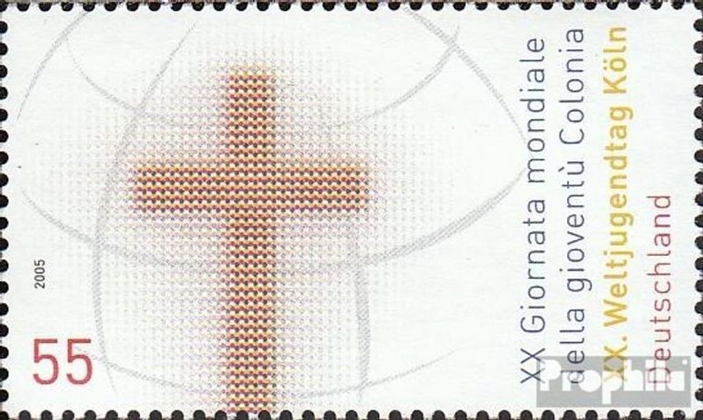 Briefmarken BRD (BR.Deutschland) 2005 Mi 2469 (kompl.Ausg.) postfrisch Jugendtag
