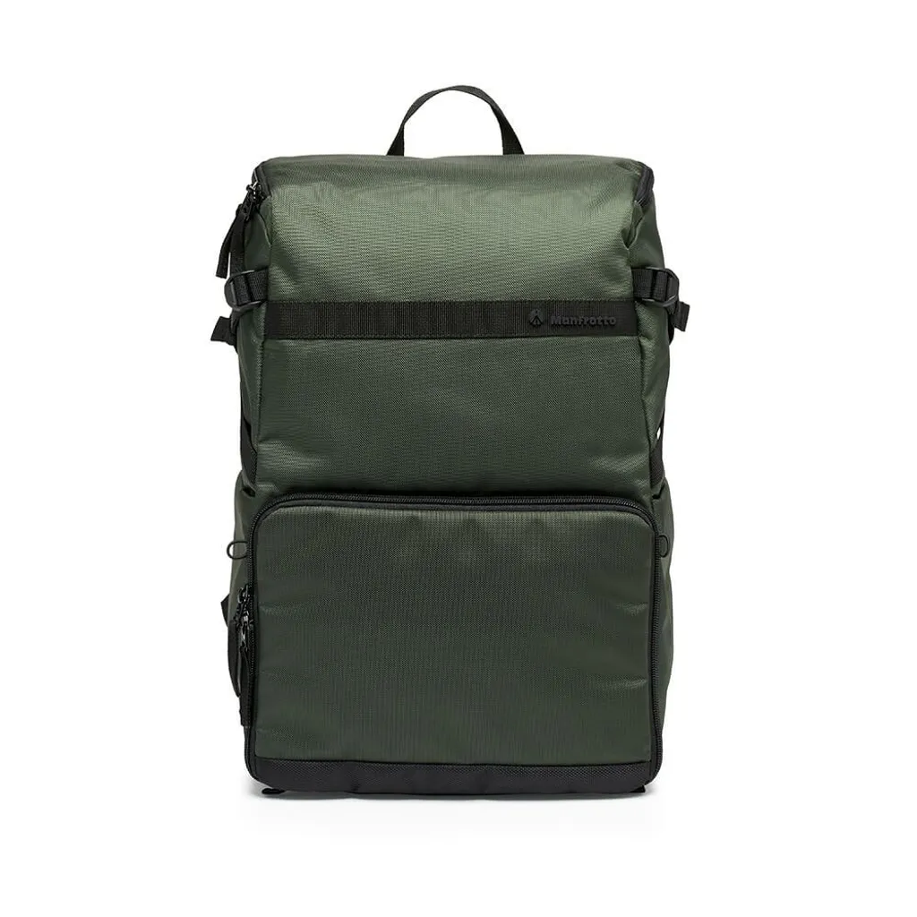 Sac à dos caméra Manfrotto pour vlogging et photographie de rue Olive
