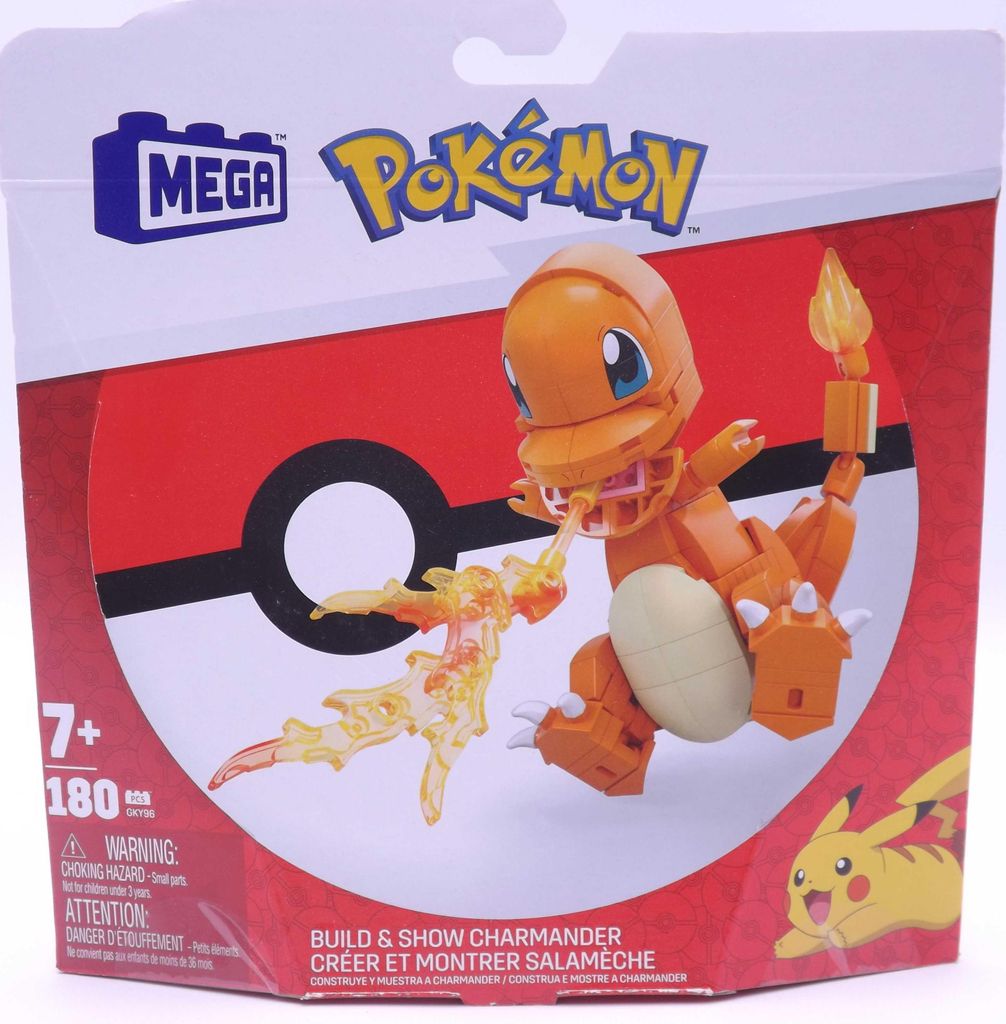 Mega Construx Pokémon Medium Pokémon Glumanda Produktbild 