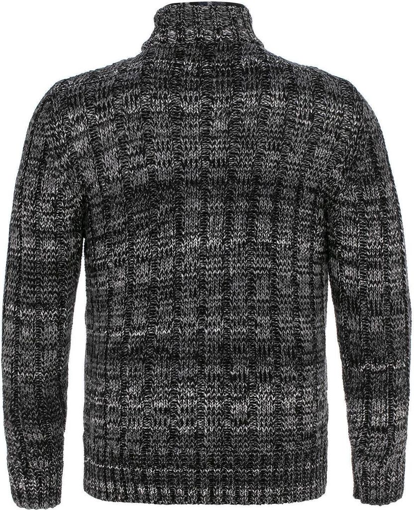 Red Bridge Herren Strickjacke Cardigan mit Stehkragen Produktbild 