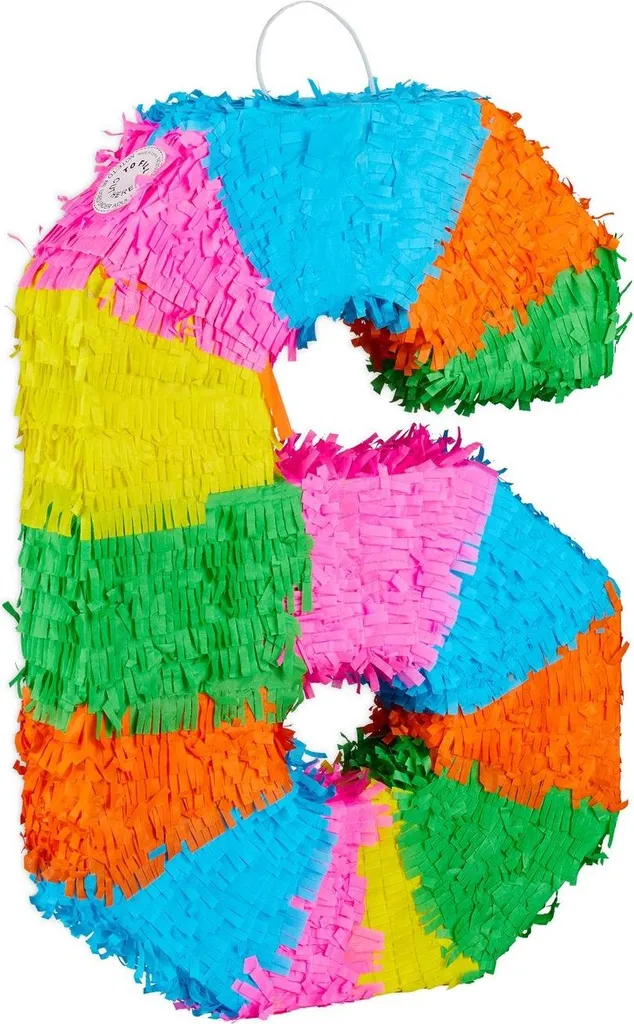 Pinata chiffre pour fête anniversaire réussie et décoration de salle