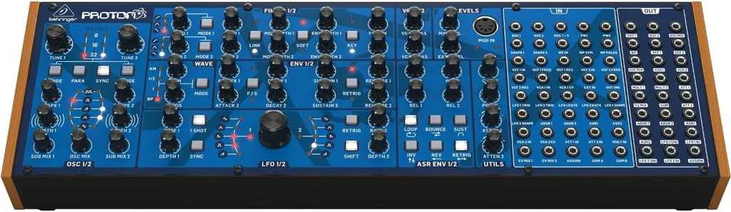Behringer PROTON Synthé Analogique avec Double Filtre et 56 Points de Patch