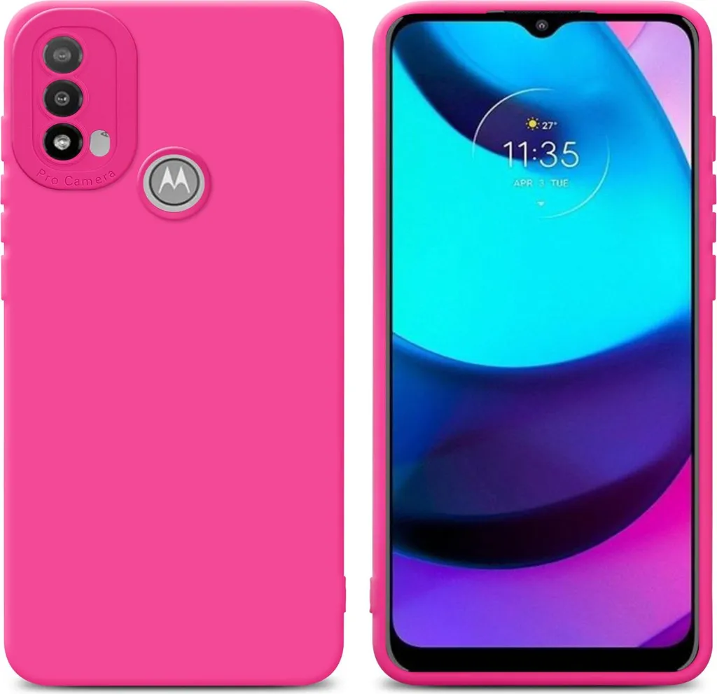 Cover Rosa Motorola Moto E20 Cadorabo - Accessorio Glamour TPU