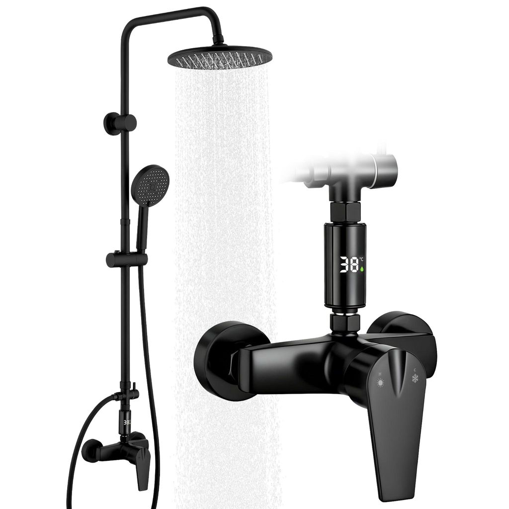 Homelody Duschsystem mit armatur, duscharmatur komplettset Produktbild 