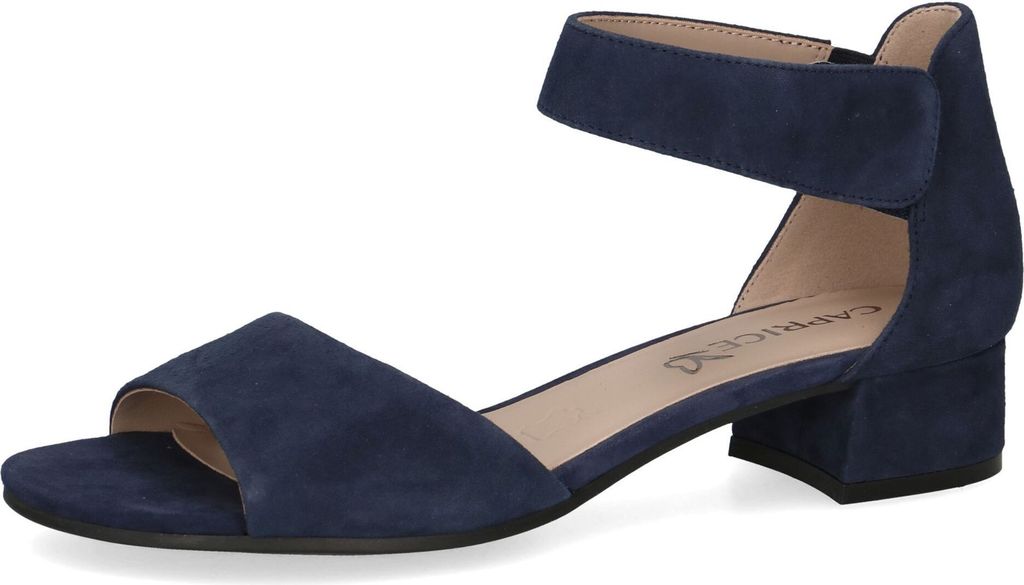 CAPRICE Damen Keilsandalen 9-28712-42 – Aus Leder, G-Weite, Mit MEMOTION Fußbett (Absatz 45 Mm)