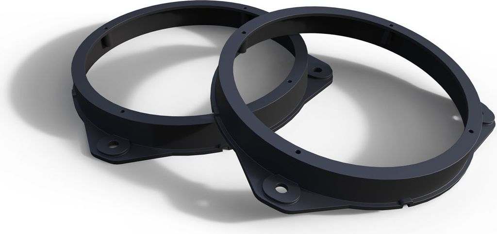 Audioproject A319 - Autoradio Lautsprecherringe für Opel Astra G H Corsa B C D E Vectra Ford KA Alfa Romeo Mito Fiat 500 Punto Ducato Peugeot Boxe...