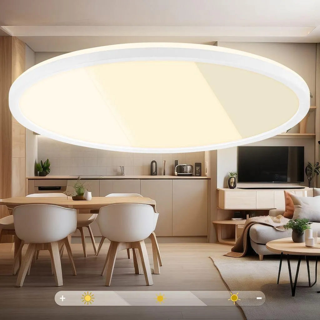 Panneau LED RGBIC Dimmable CCT Briloner SLIM Blanc avec Télécommande