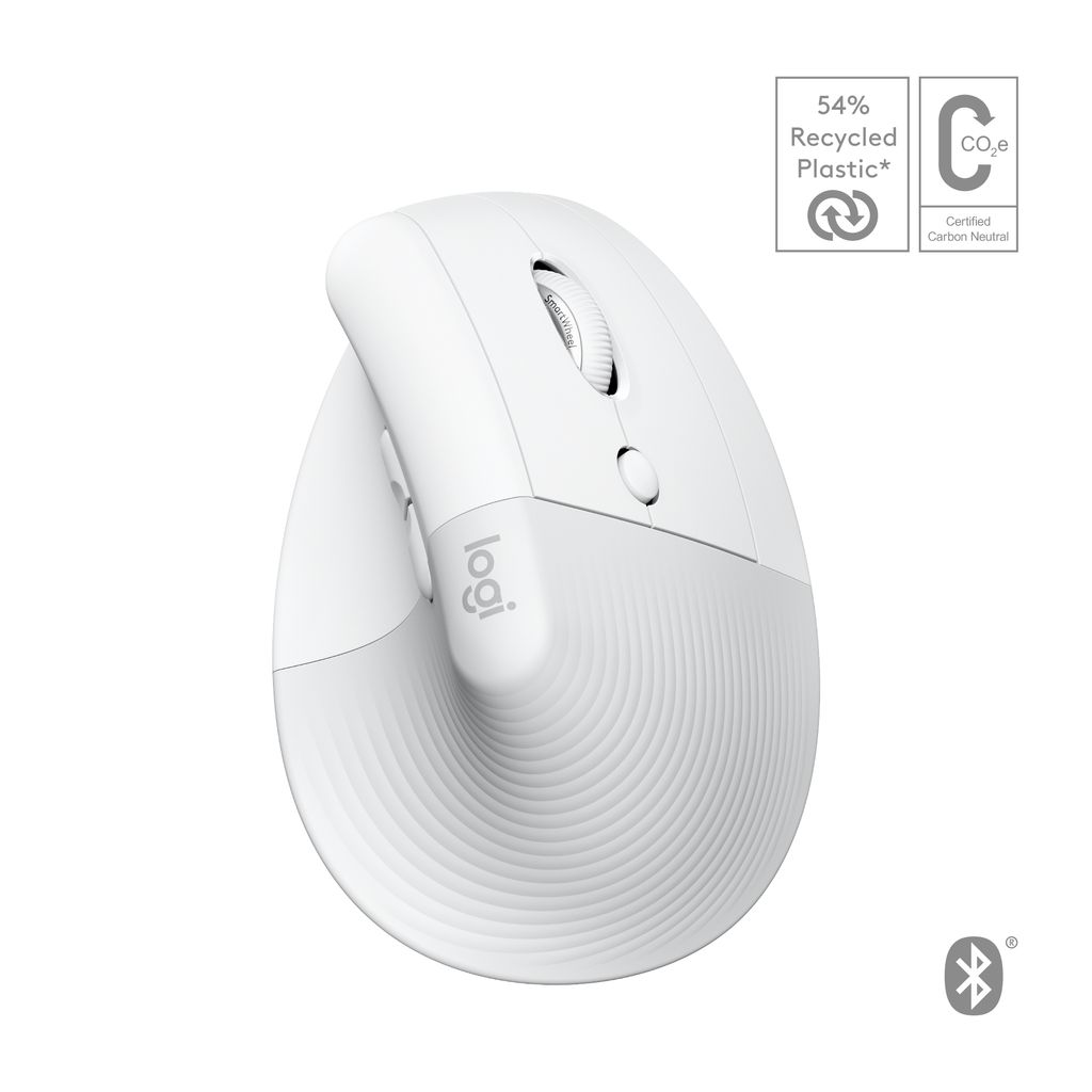 Logitech Lift for Mac Maus rechts RF Wireless + Bluetooth Produktbild 