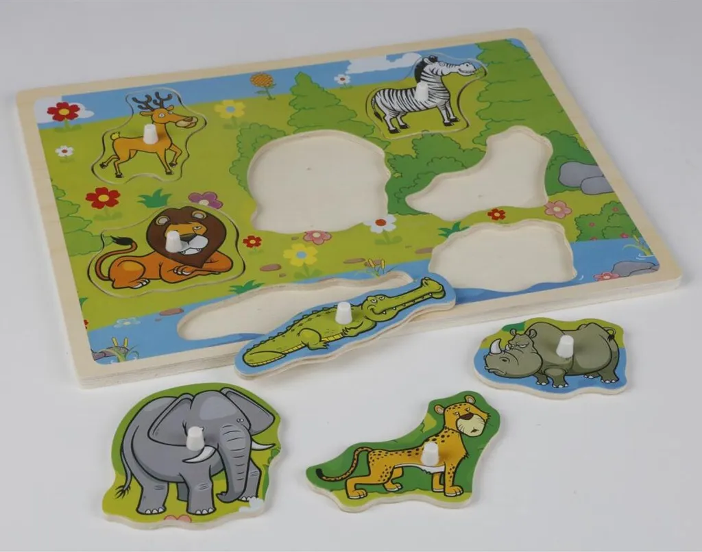 Puzzle Bois Animaux Incassable - Finie la Frustration des Petits - 3