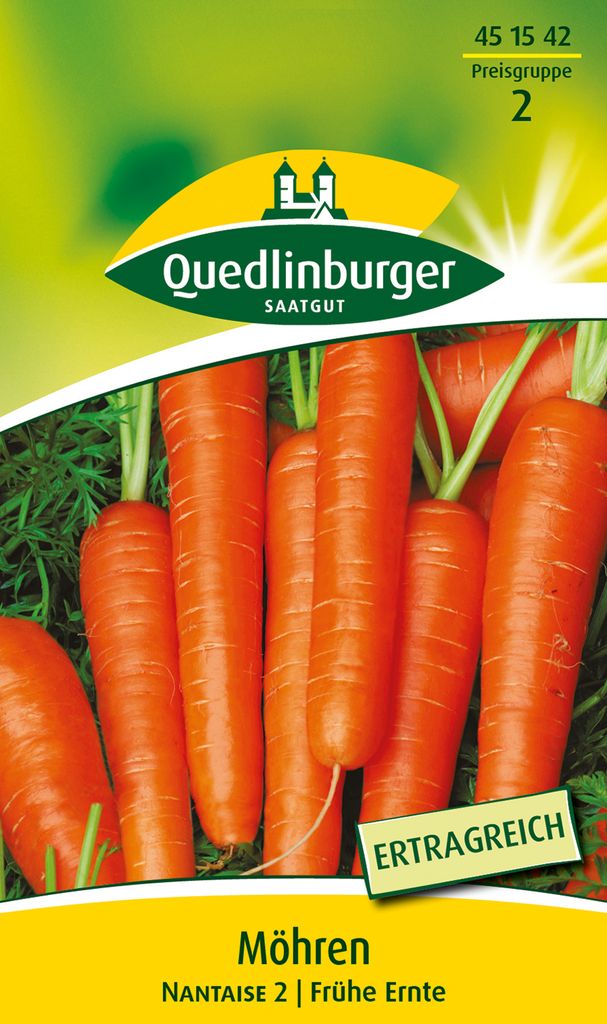 Quedlinburger Saatgut - Möhren Nantaise 2 - Samen - 451542 Produktbild 