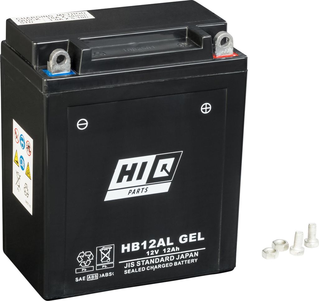 Hi-Q AGM Gel Batterie - Wartungsfrei, Kompakt, Hohe Startkapazität