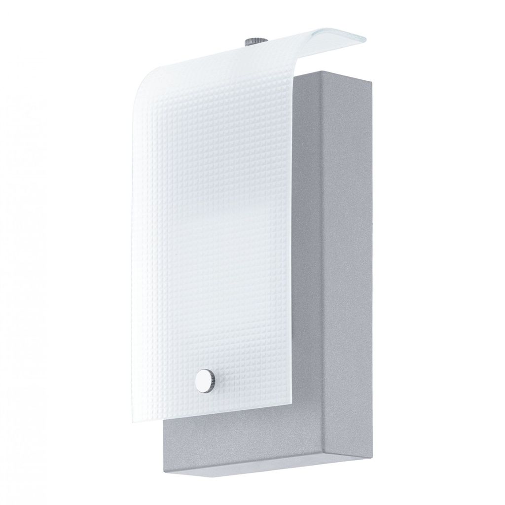 Eglo LED Außenleuchte Wandleuchte Vescava Silber IP44 3,7W Produktbild 