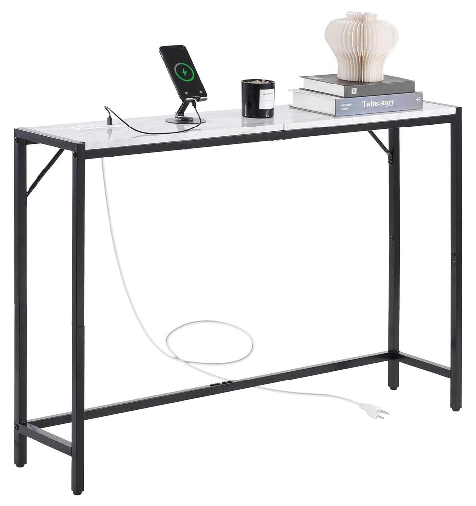 Table console en marbre VEVOR, table d'entrée longue Image du produit 