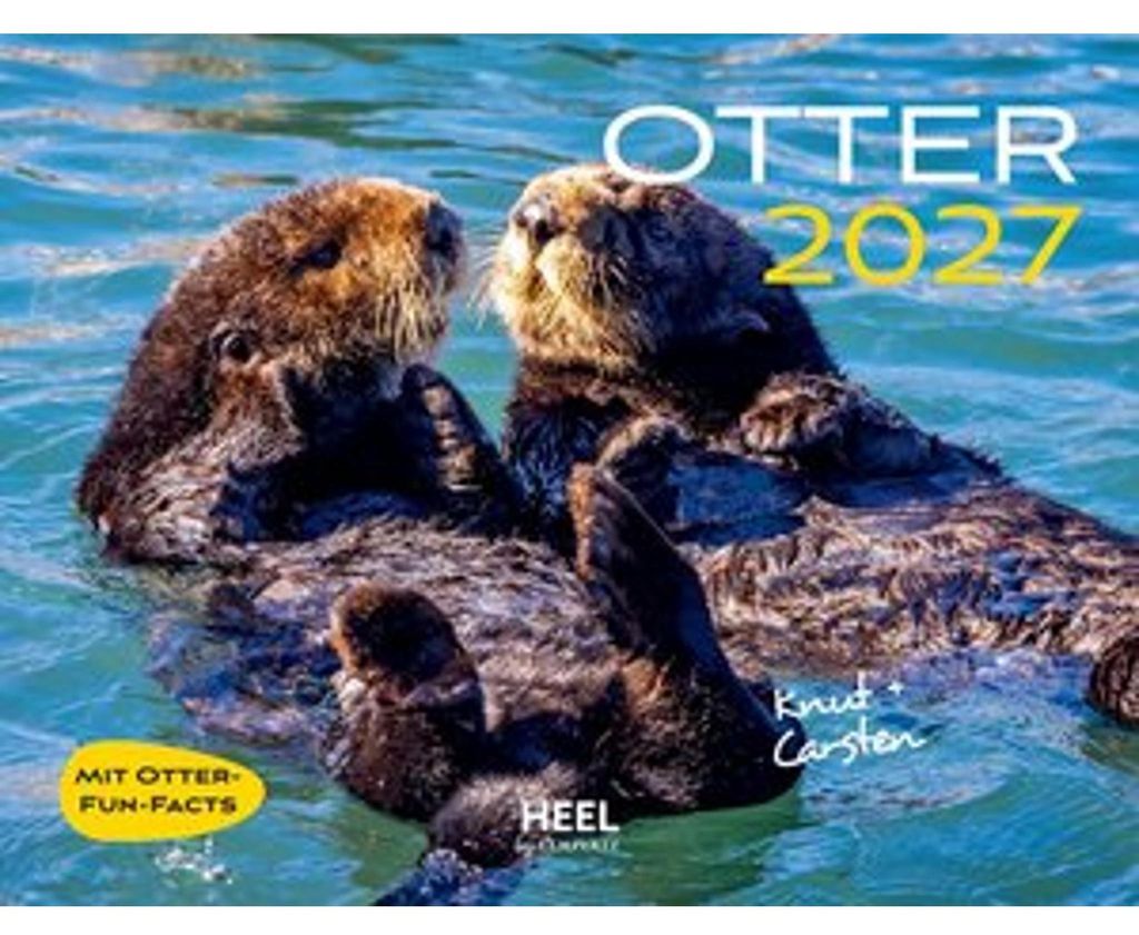 Kalendár Otter 2027: nástenný kalendár, kalendár na Obrázok produktu 