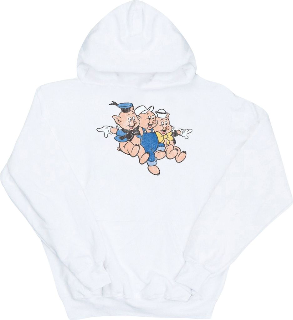 Disney - Kapuzenpullover für Herren BI7646 (3XL) (Weiß)