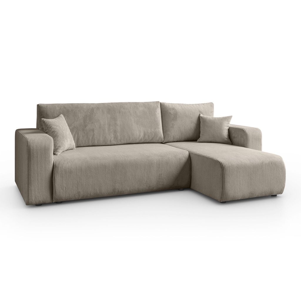 A sectional sofa is shown against a white background.