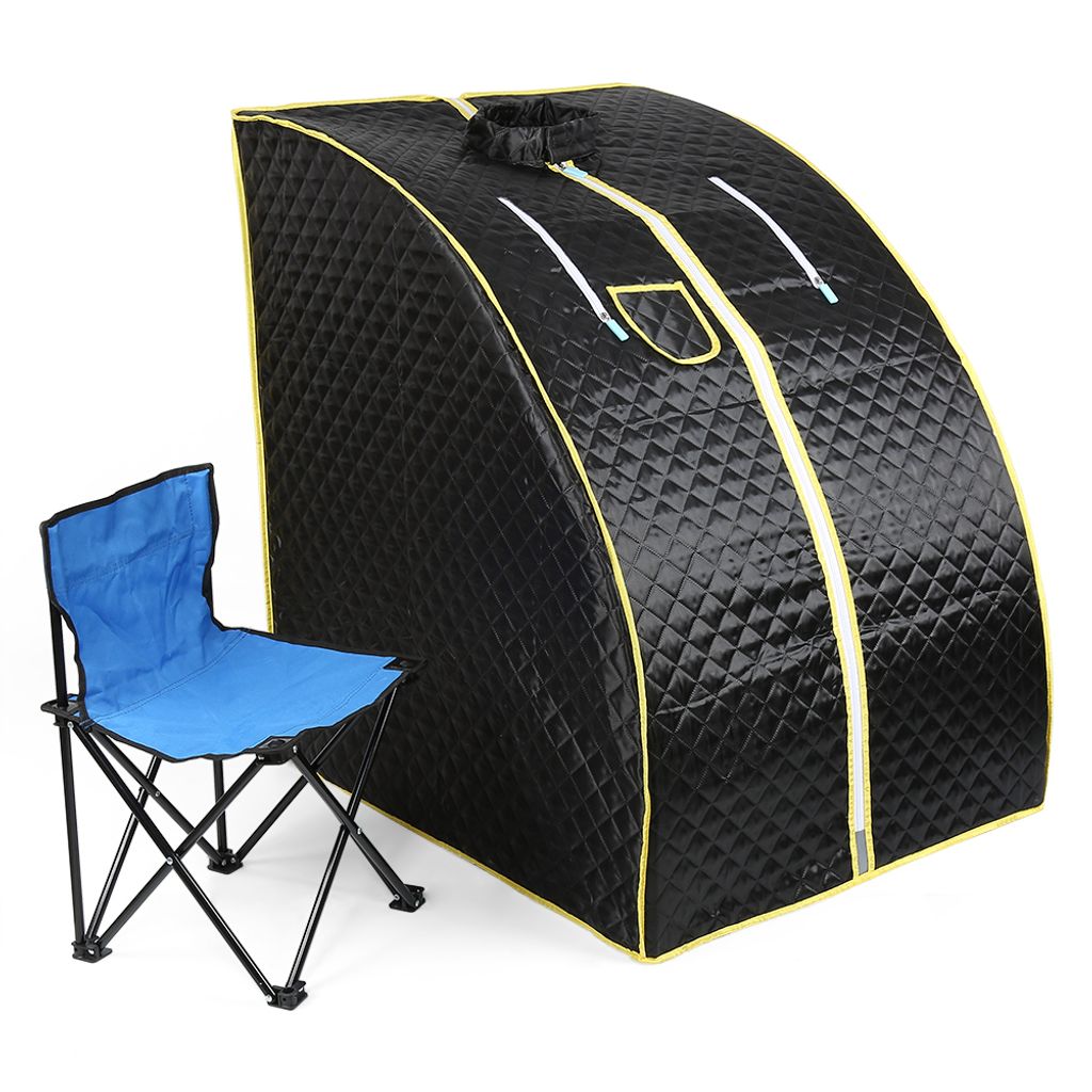 Dampfsauna Wärmekabine Sauna-Box Home Sauna mit Timer & 10 Produktbild 